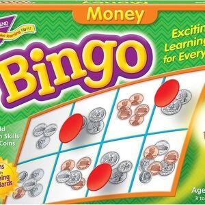 Exciting Money Bingo Game for Kids - Yellow and Red